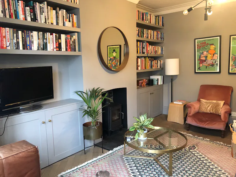 Fireplace at Edwardian terrace house Ealing , E487 (photo 13)