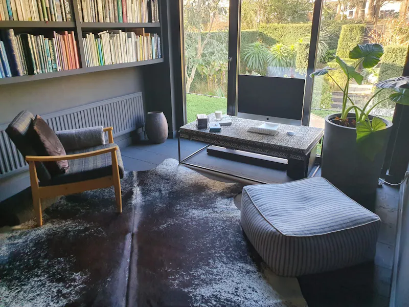 Office at 1960's botanical house London, D2548 (photo 5)