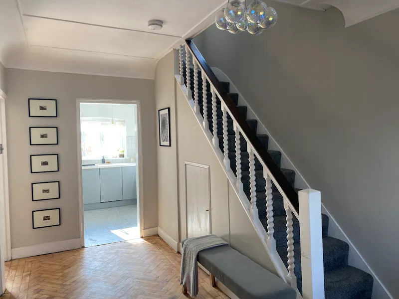 Staircase at 1930's semi in Abbey Wood, D2545 (photo 11)