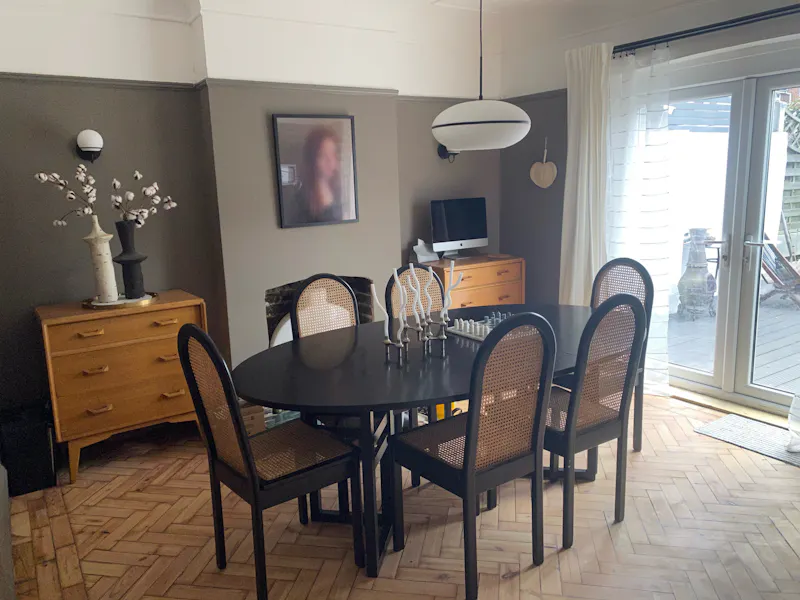 Dining room at 1930's semi in Abbey Wood, D2545 (photo 9)