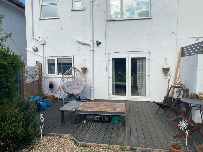 Terrace/Patio at 1930's semi in Abbey Wood, D2545 (photo 37)