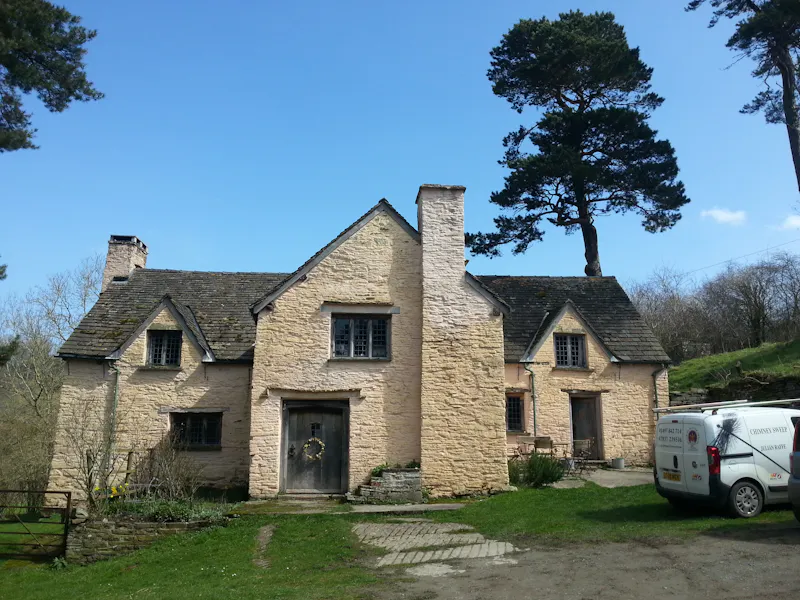 Driveway at Stone house & outbuildings Hay, L726 (photo 16)