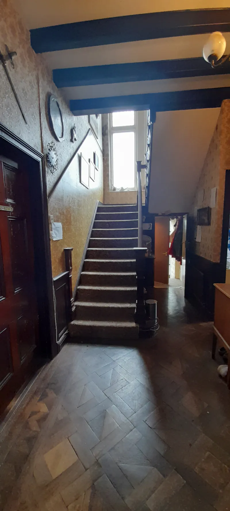 Floor - wooden at Edwardian manor home Cornwall, E488 (photo 11)