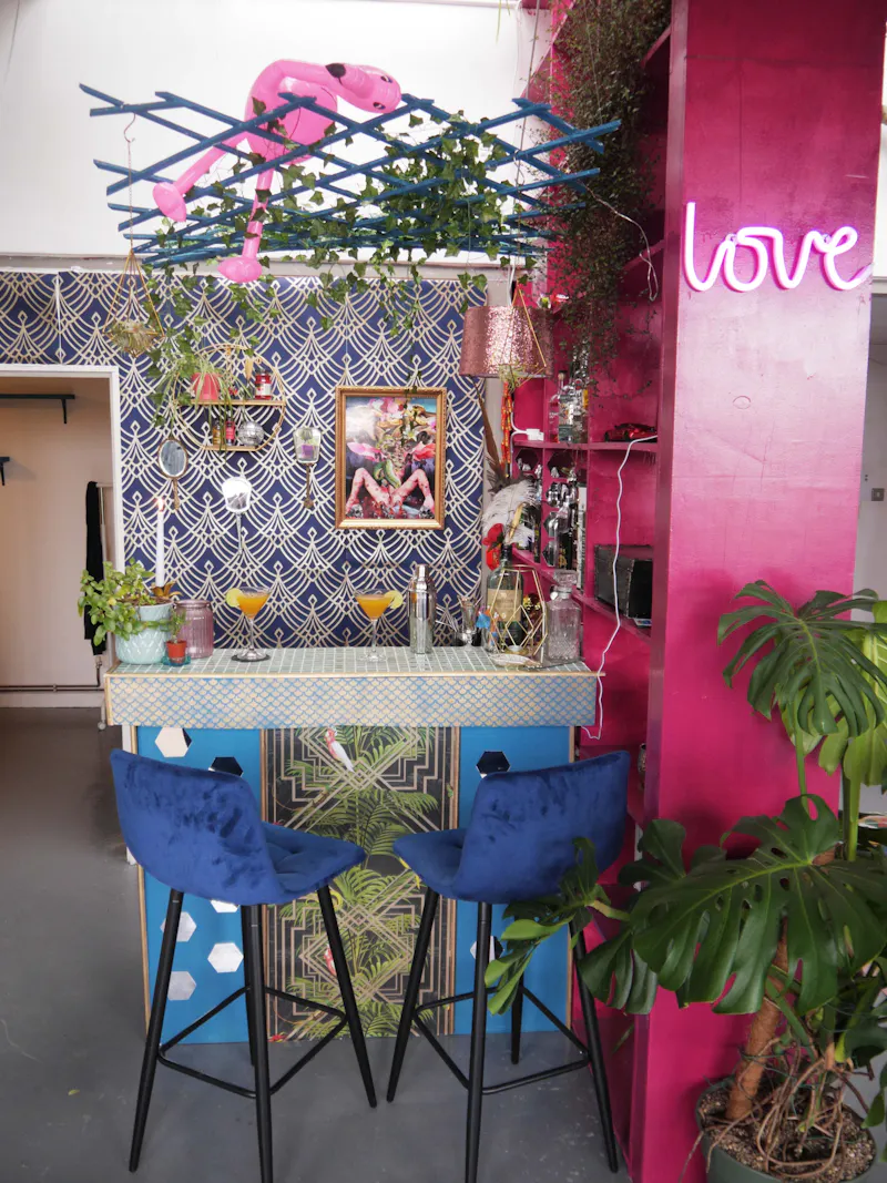 Bar at Hackney Wick Warehouse Loft, N490 (photo 14)