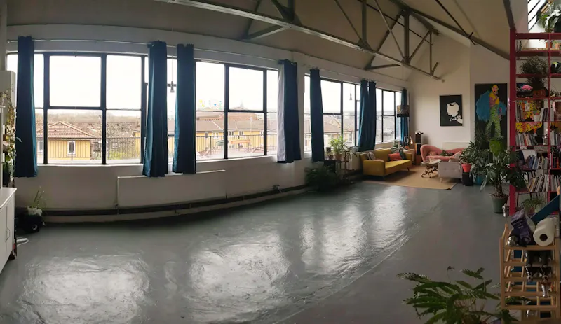 Open plan at Hackney Wick Warehouse Loft, N490 (photo 2)