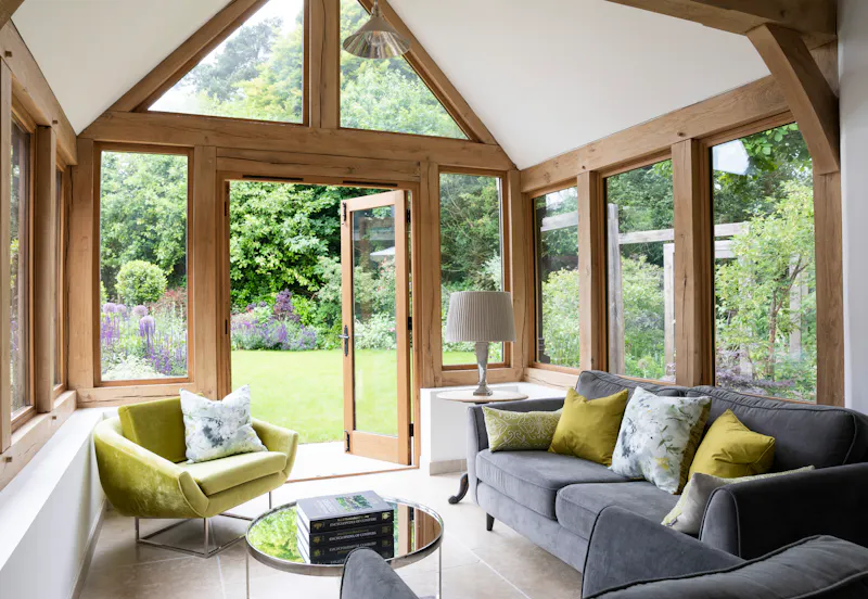 French doors at Modern Woldingham house, D2494 (photo 29)