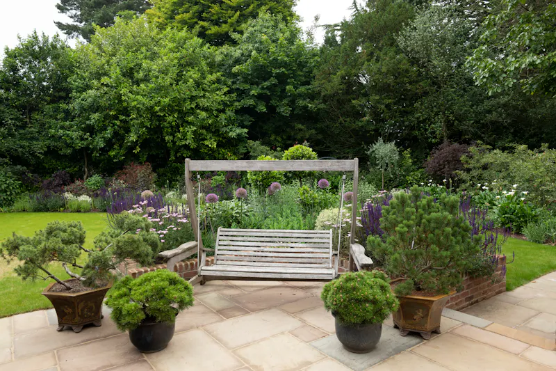 Terrace/Patio at Modern Woldingham house, D2494 (photo 49)