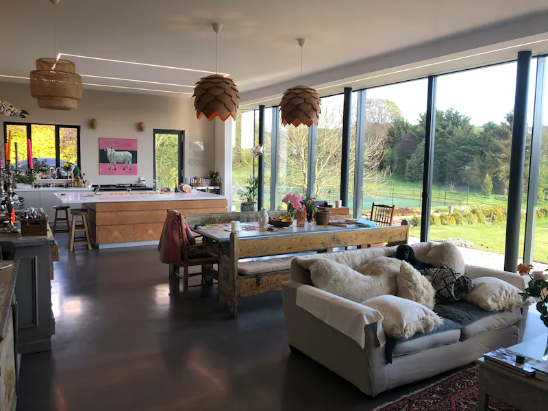 Living Room at Stunning modern farm Nuffield, D2508 (photo 2)