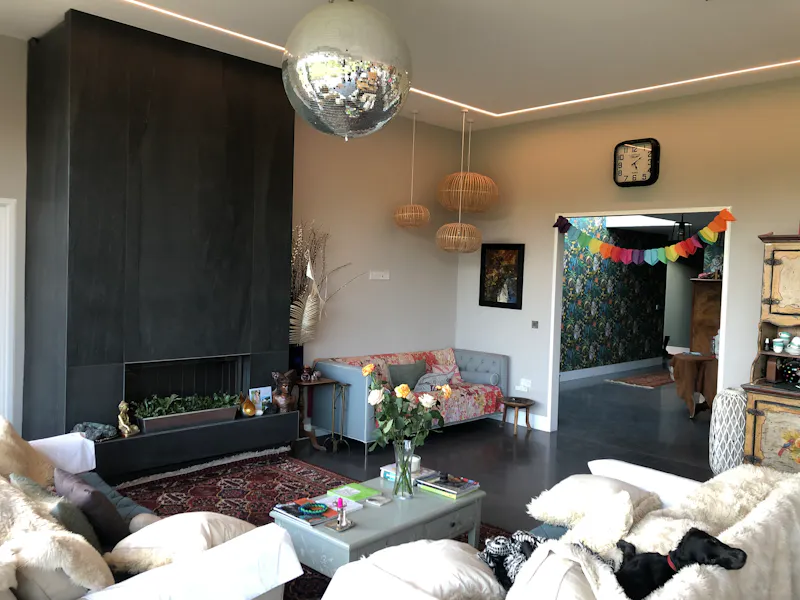 Living Room at Stunning modern farm Nuffield, D2508 (photo 15)