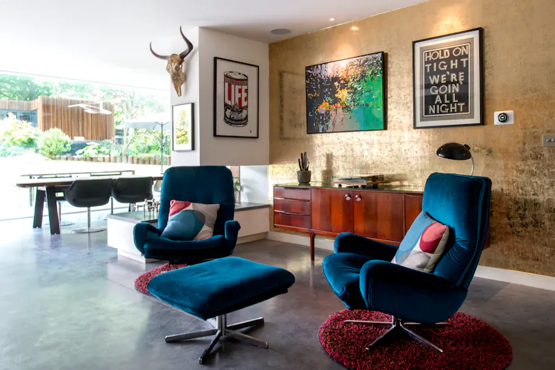 Living Room at Minimal Herne Hill House , K389 (photo 10)