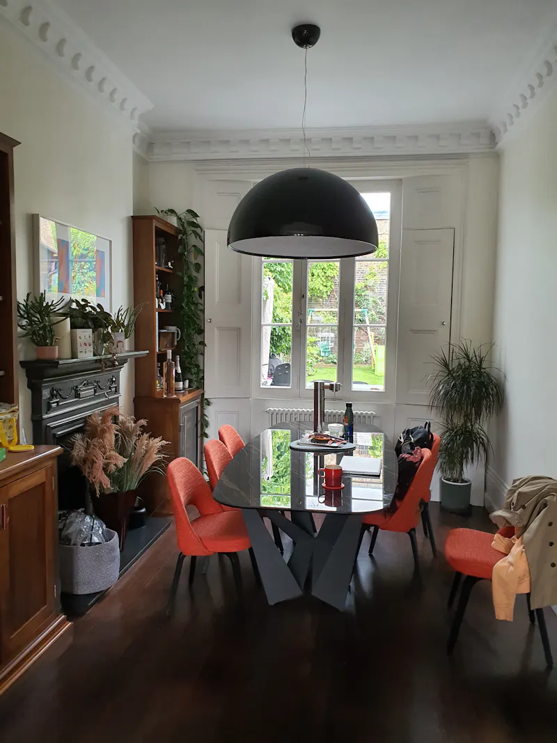 Dining room at Stunning Islington townhouse, B1658 (photo 5)