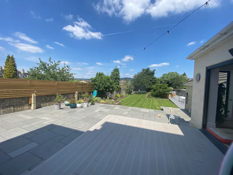 Terrace/Patio at Modern Victorian house Bath, B1915 (photo 33)