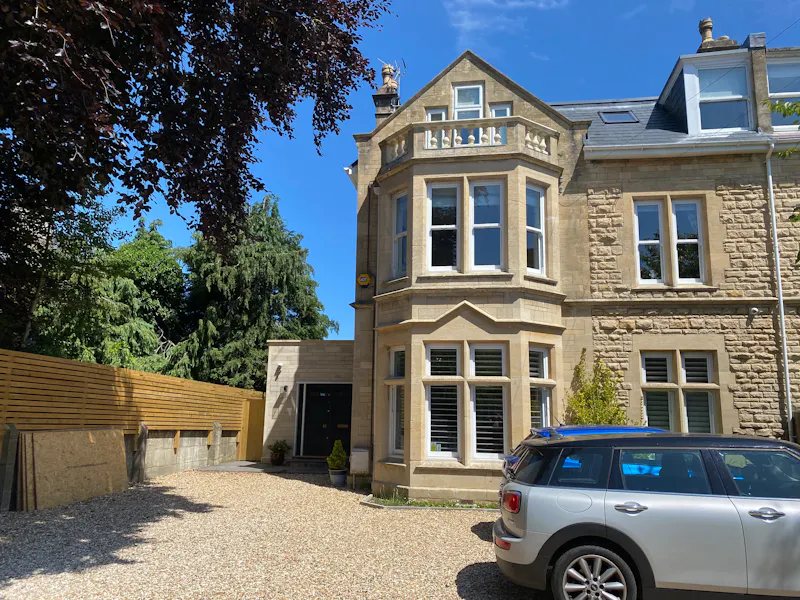 Driveway at Modern Victorian house Bath, B1915 (photo 1)