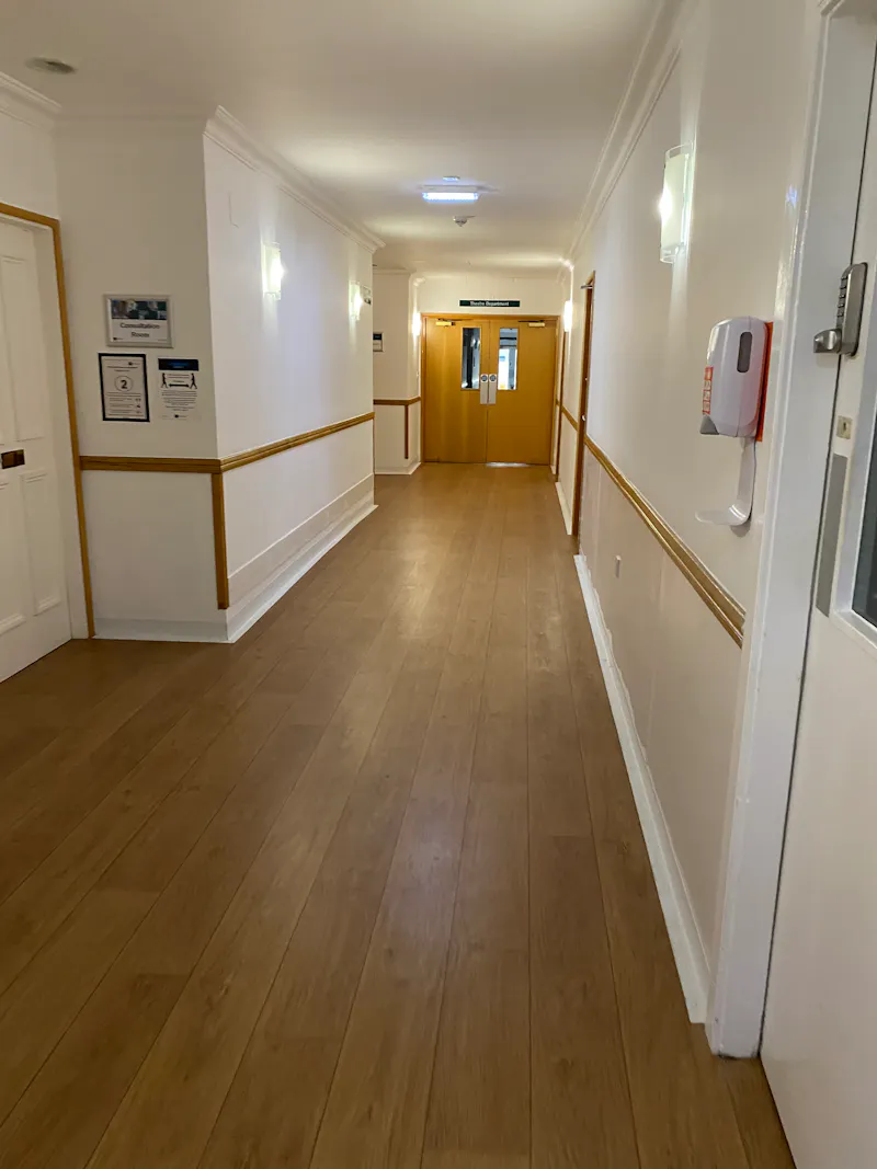 Corridor at Georgian hospital Gisburn, A1558 (photo 13)