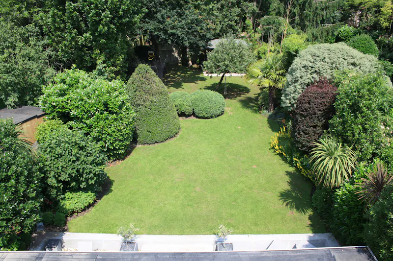 Garden at Smart Wimbledon house, D1426 (photo 84)