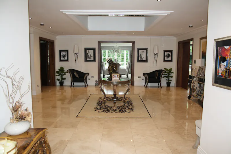 Entrance hall at Striking Kingston mansion, D2515 (photo 2)