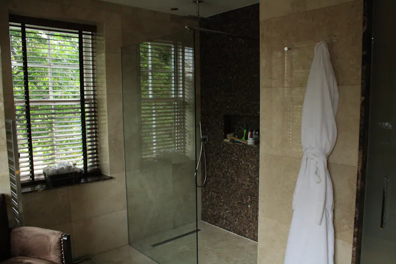 Shower at Striking Kingston mansion, D2515 (photo 60)