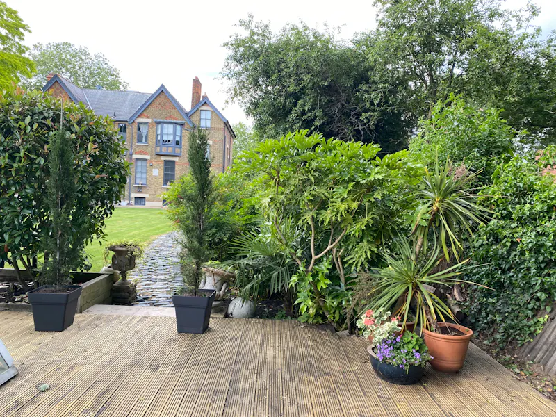 Terrace/Patio at Victorian pool house Kent, B1918 (photo 82)