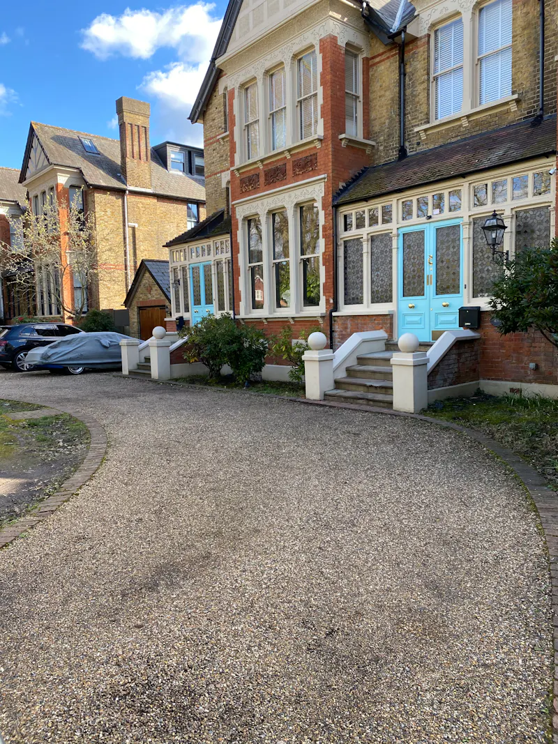Driveway at Victorian pool house Kent, B1918 (photo 96)