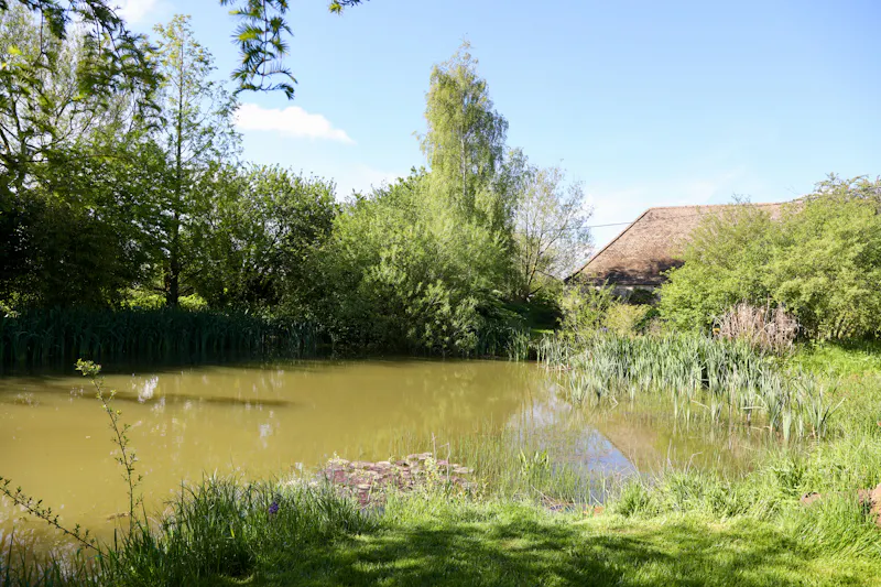 Lake at Large farmhouse near Witney, L722 (photo 54)