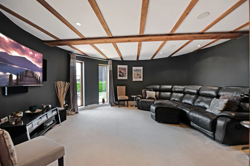 Home cinema at Converted oast house in Burham , D2560 (photo 8)