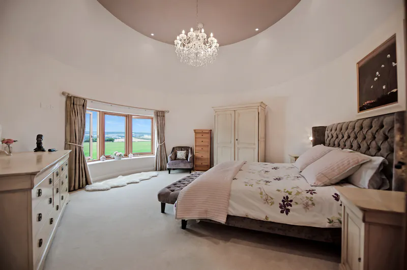 Bedroom at Converted oast house in Burham , D2560 (photo 13)