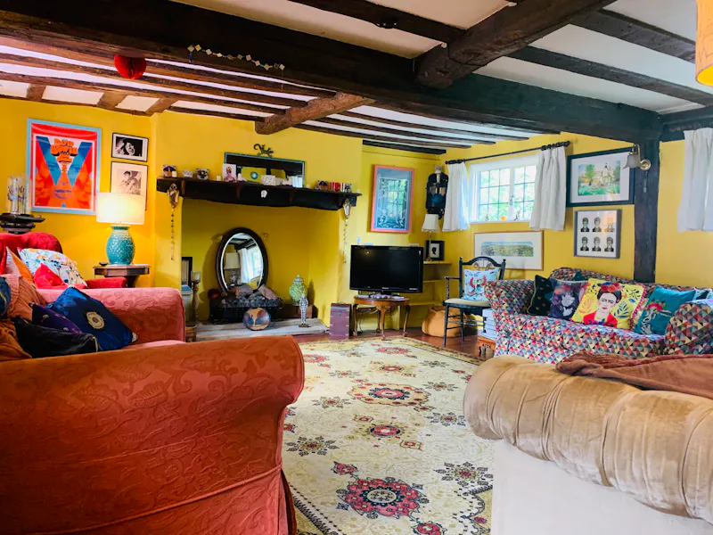 Living Room at Funky cottage Great Abington, C924 (photo 3)