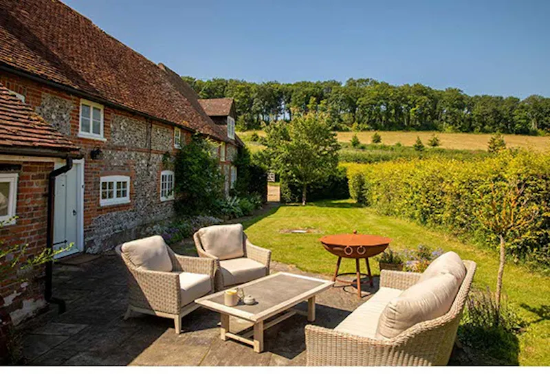 Terrace/Patio at Country cottage in Derry Down, D2563 (photo 17)