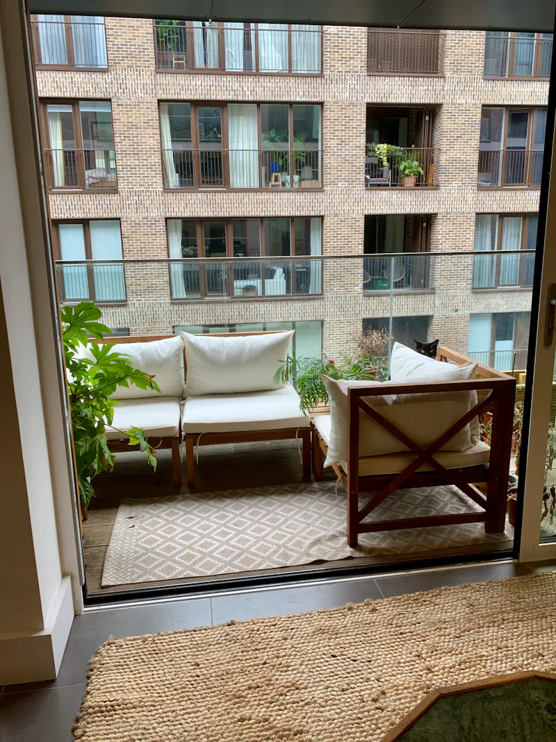 Balcony at Apartment in Hackney Wick, D2544 (photo 13)