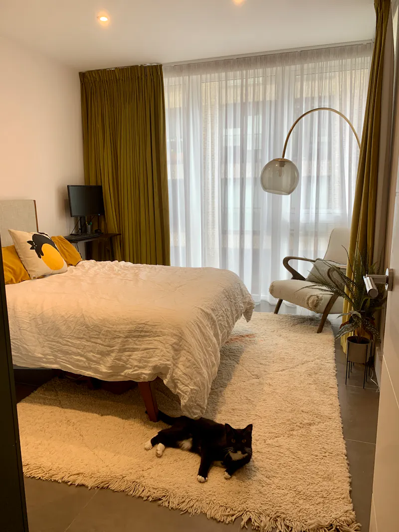 Bedroom at Apartment in Hackney Wick, D2544 (photo 9)