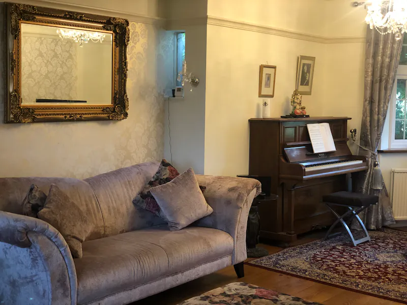 Piano at Detached South Croydon home, D2547 (photo 11)