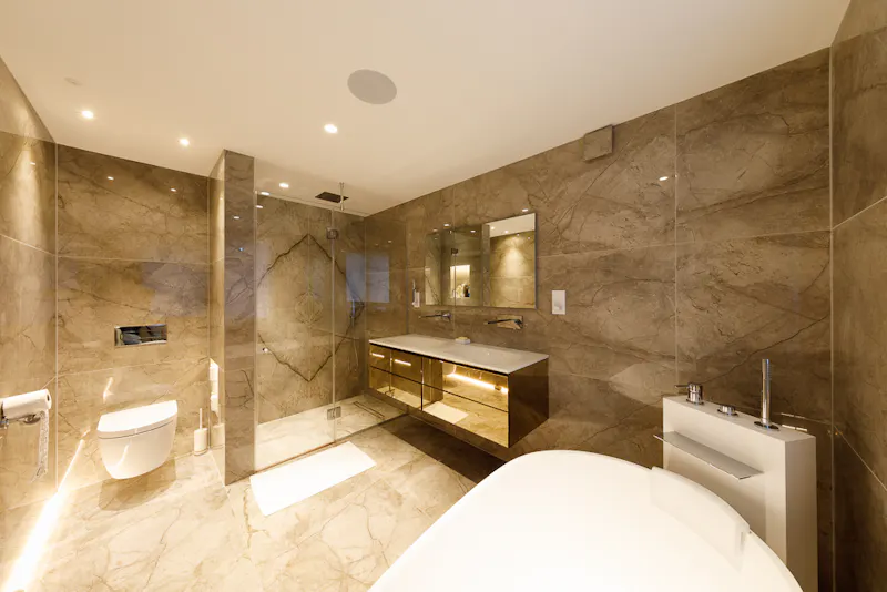 Bathroom at Modern house in Stanmore, D2543 (photo 23)