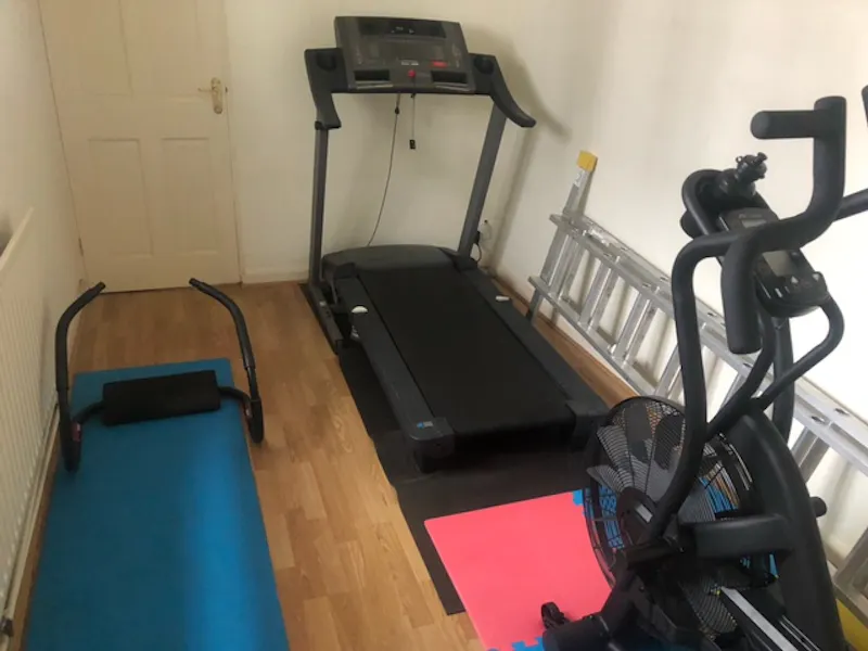 Gym at Detached South Croydon home, D2547 (photo 17)