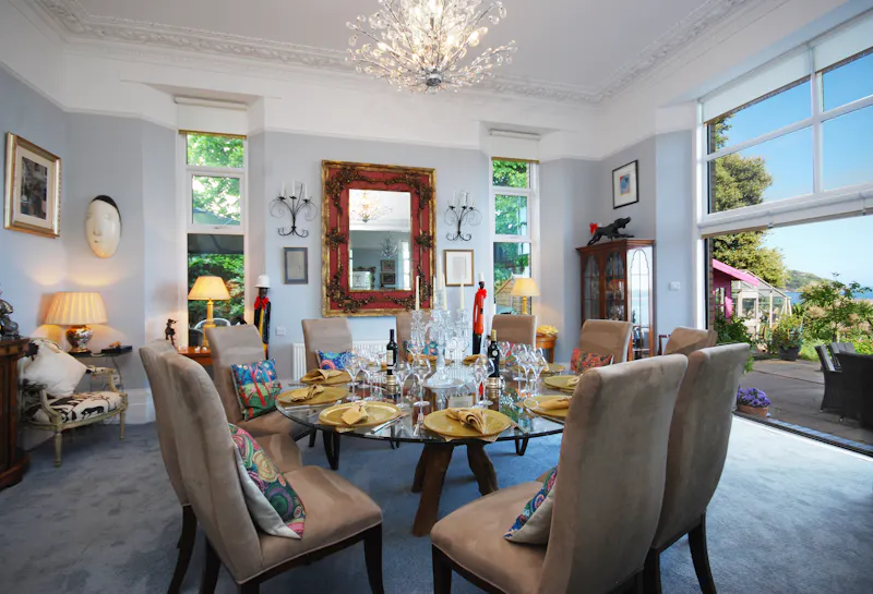 Dining room at Waterside Devon Villa, B2008 (photo 13)