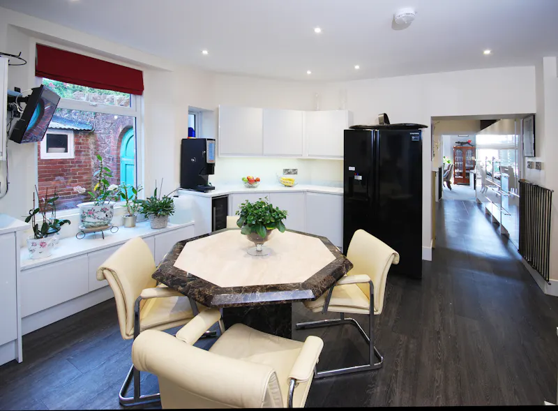 Dining room at Waterside Devon Villa, B2008 (photo 17)