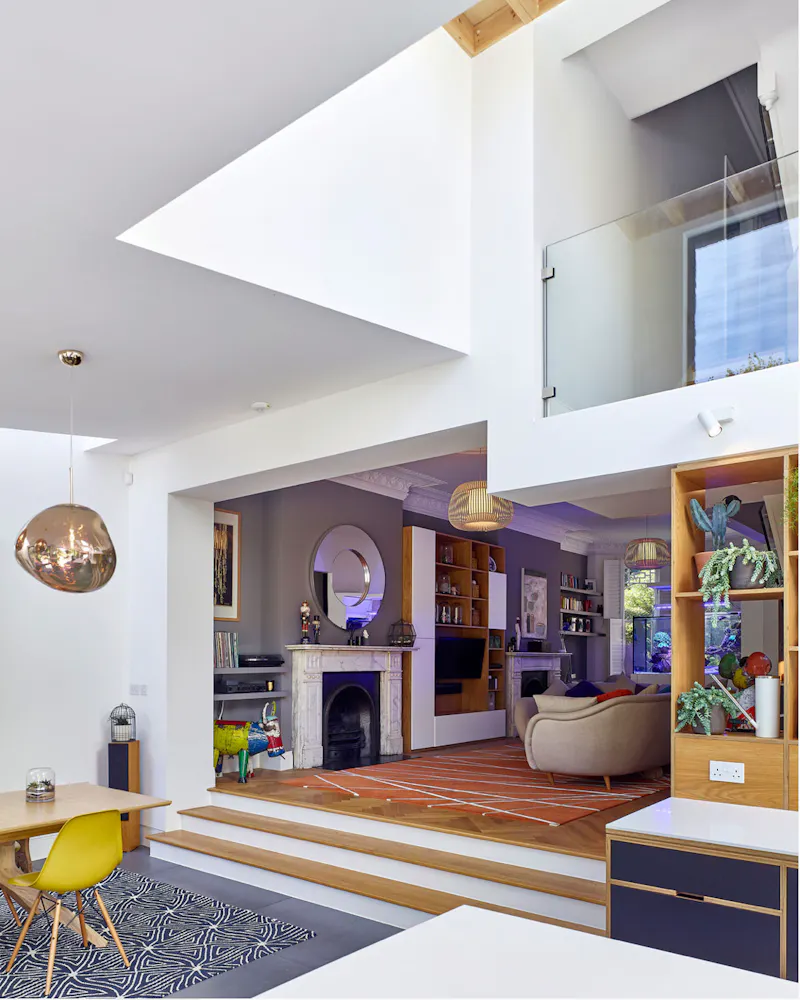Living Room at Crouch End Victorian renovation, B1937 (photo 8)