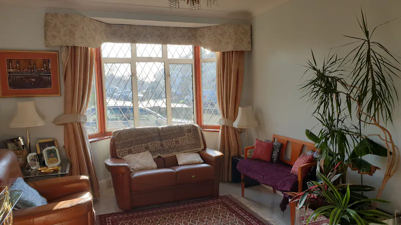 Living Room at Southall detached house, B1940 (photo 6)