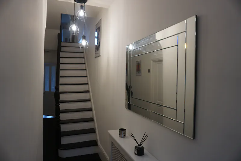 Staircase at Plaistow Victorian terrace house, B1807 (photo 11)