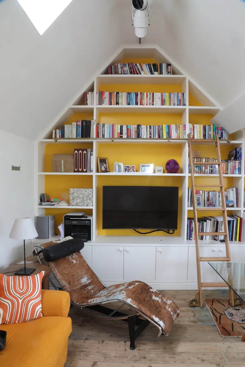 Library at Notting Hill townhouse, B1950 (photo 20)