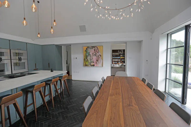 Dining room at Modern Stucco Streatham Home, D2579 (photo 16)