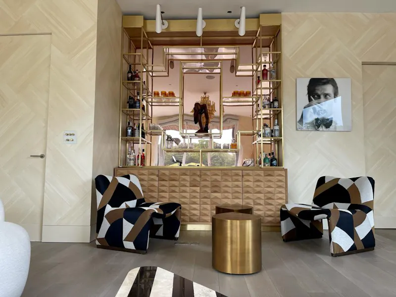 Bar at Bel Air modern home, D2582 (photo 27)