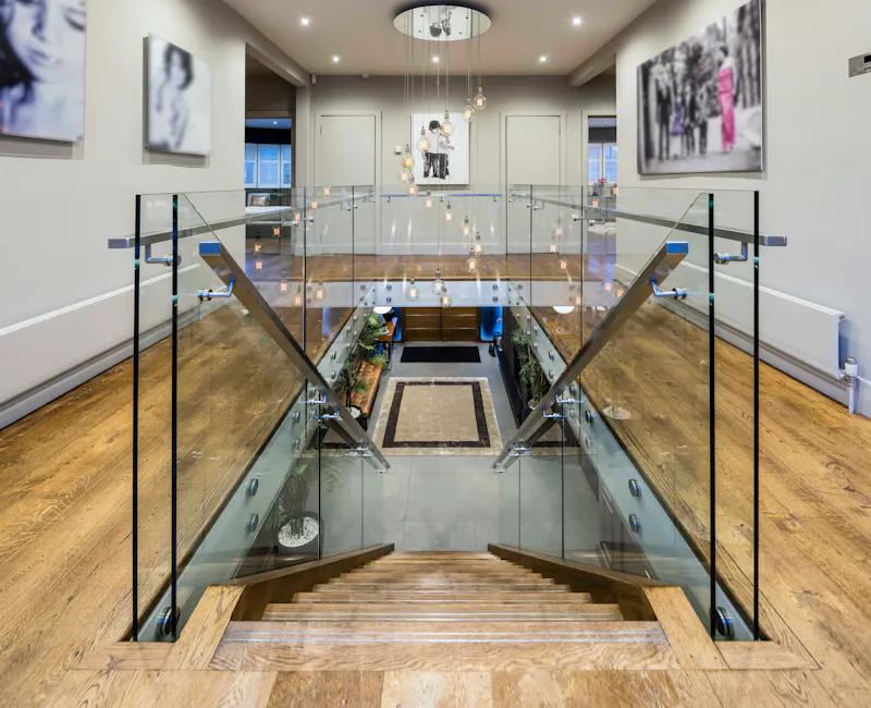 Staircase at Contemporary Brondesbury home, D1862 (photo 52)