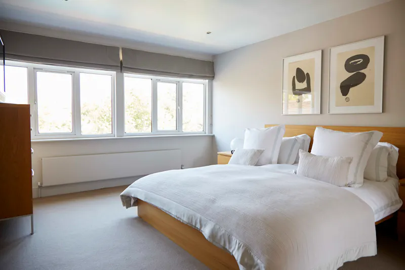 Bedroom at Contemporary Brondesbury home, D1862 (photo 65)