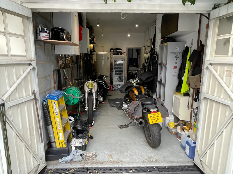 Garage at Contemporary Brondesbury home, D1862 (photo 104)