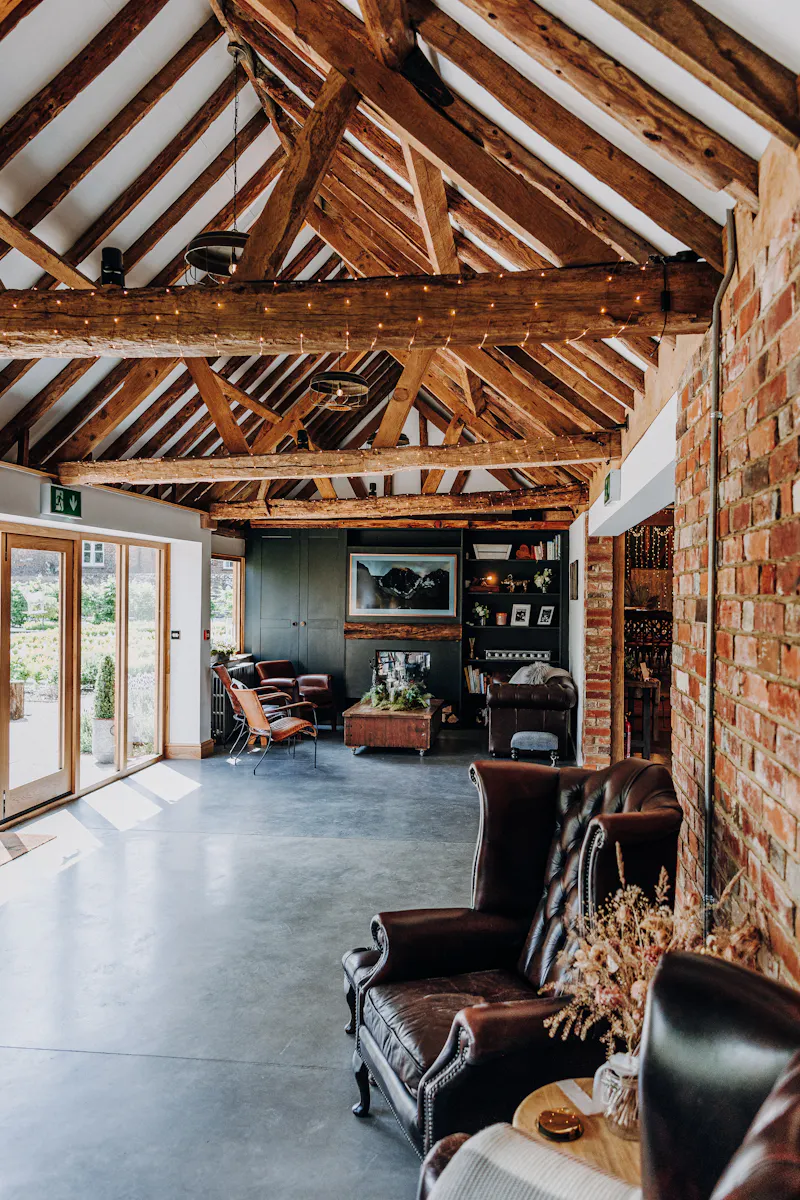 French doors at Silchester Barn conversion, L699 (photo 16)