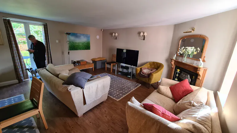 Living Room at County pool house in Addington, D2596 (photo 11)