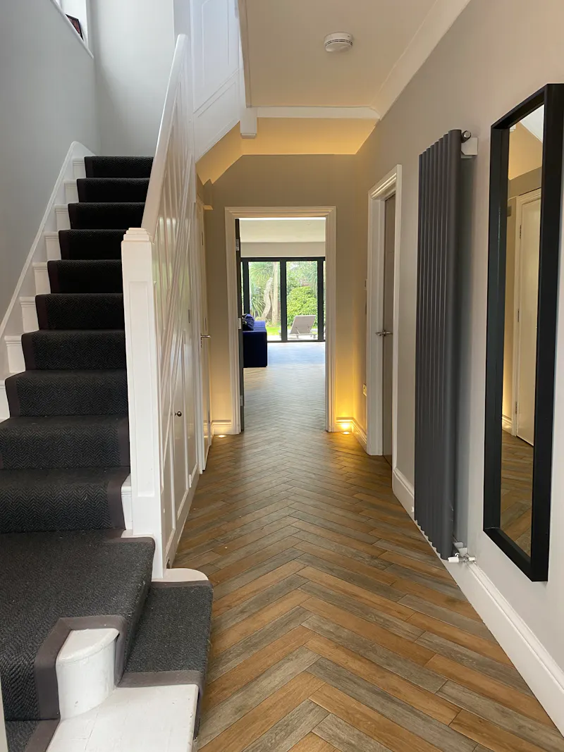 Staircase at Large semi in Ealing, D2586 (photo 11)