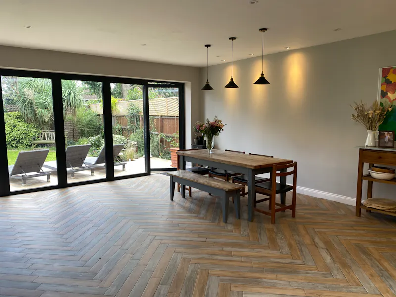 Dining room at Large semi in Ealing, D2586 (photo 6)