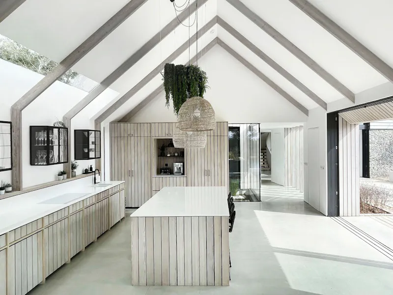 Kitchen at Futuristic eco house Chichester, D2584 (photo 2)
