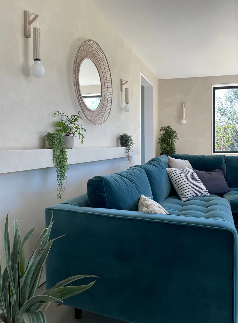 Living Room at Futuristic eco house Chichester, D2584 (photo 8)
